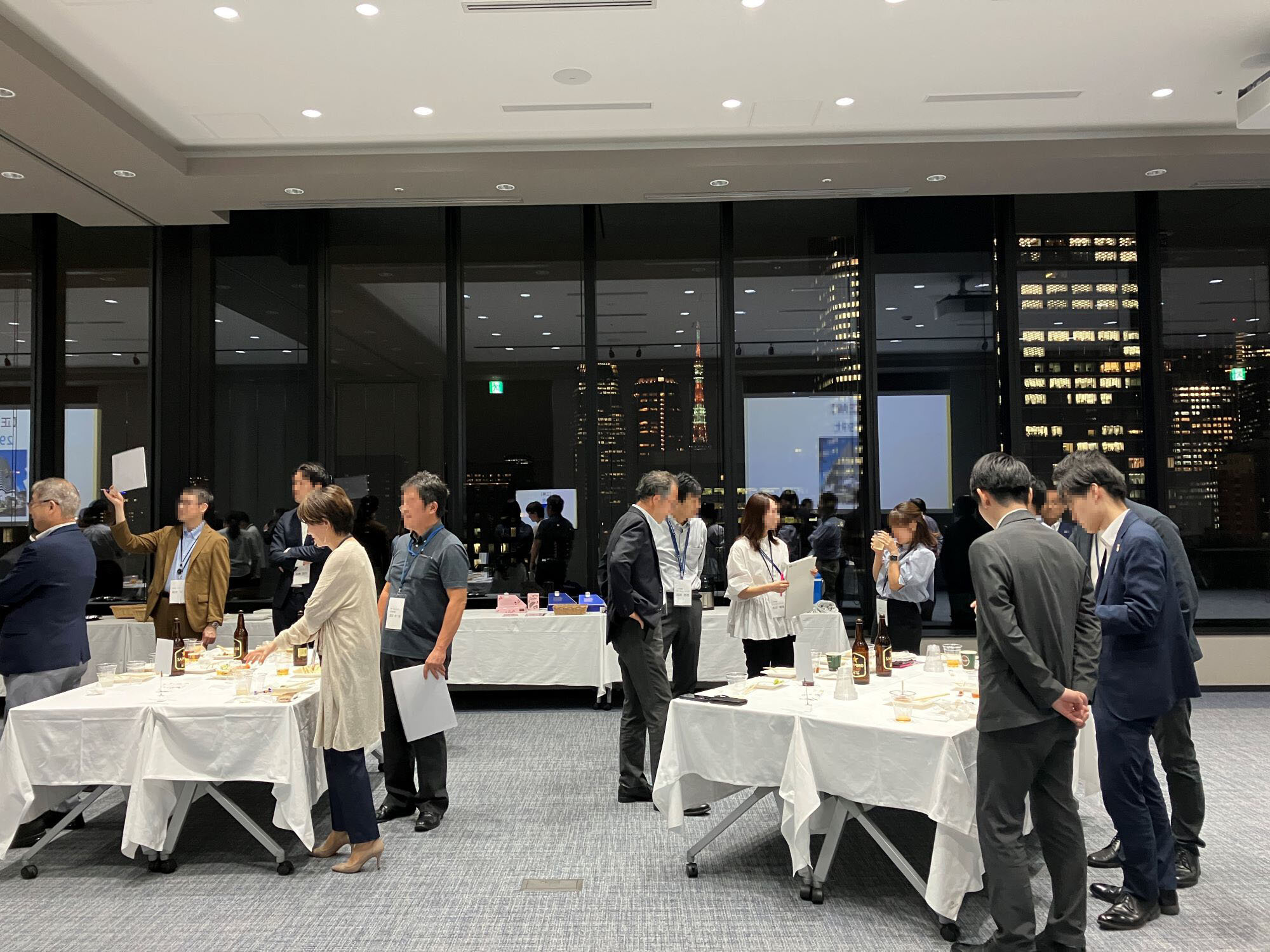 東京タワー・虎ノ門の夜景を楽しめる会場