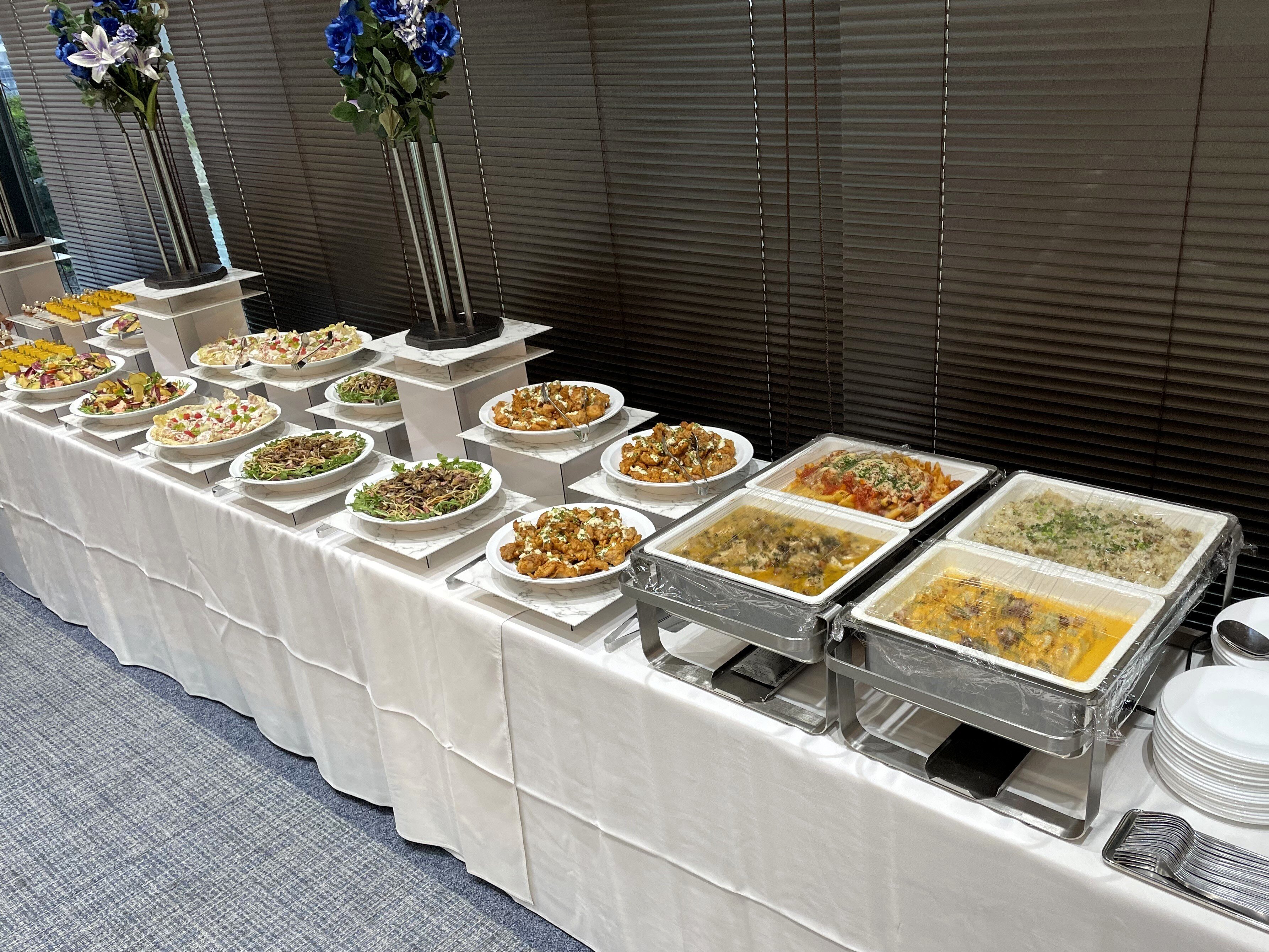 秋の季節メニューを取り入れたお料理