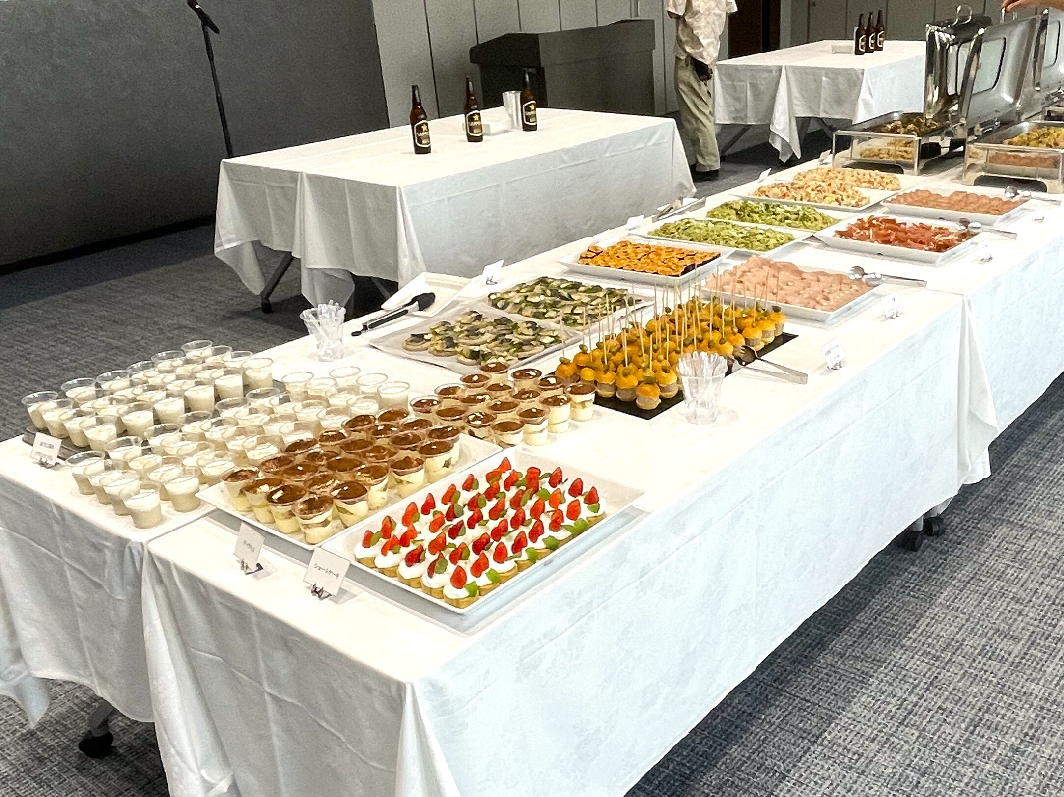 懇親会のお料理