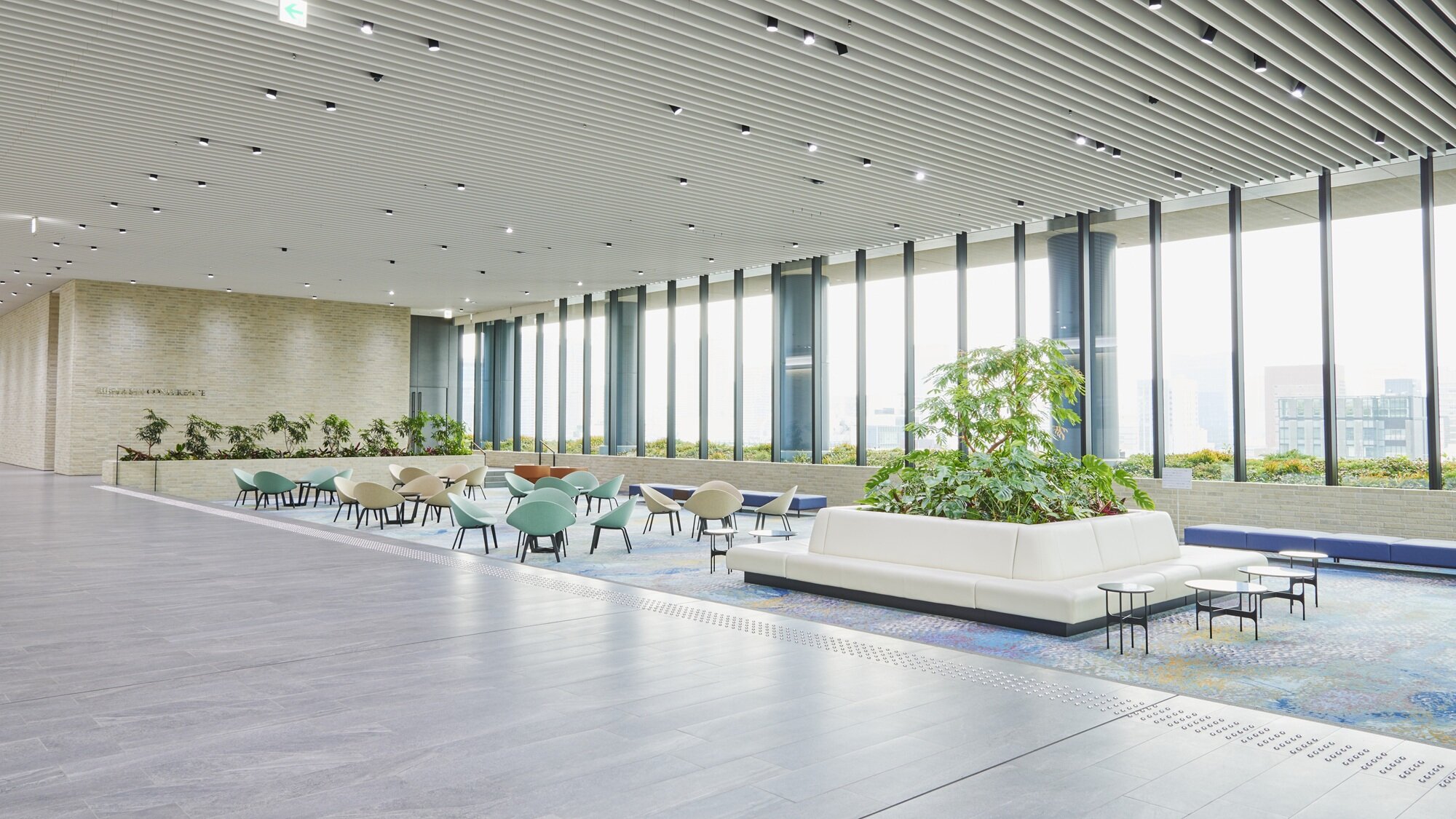 日比谷スカイカンファレンスの共用部スカイロビー